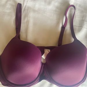 Burgundy Pink Bra